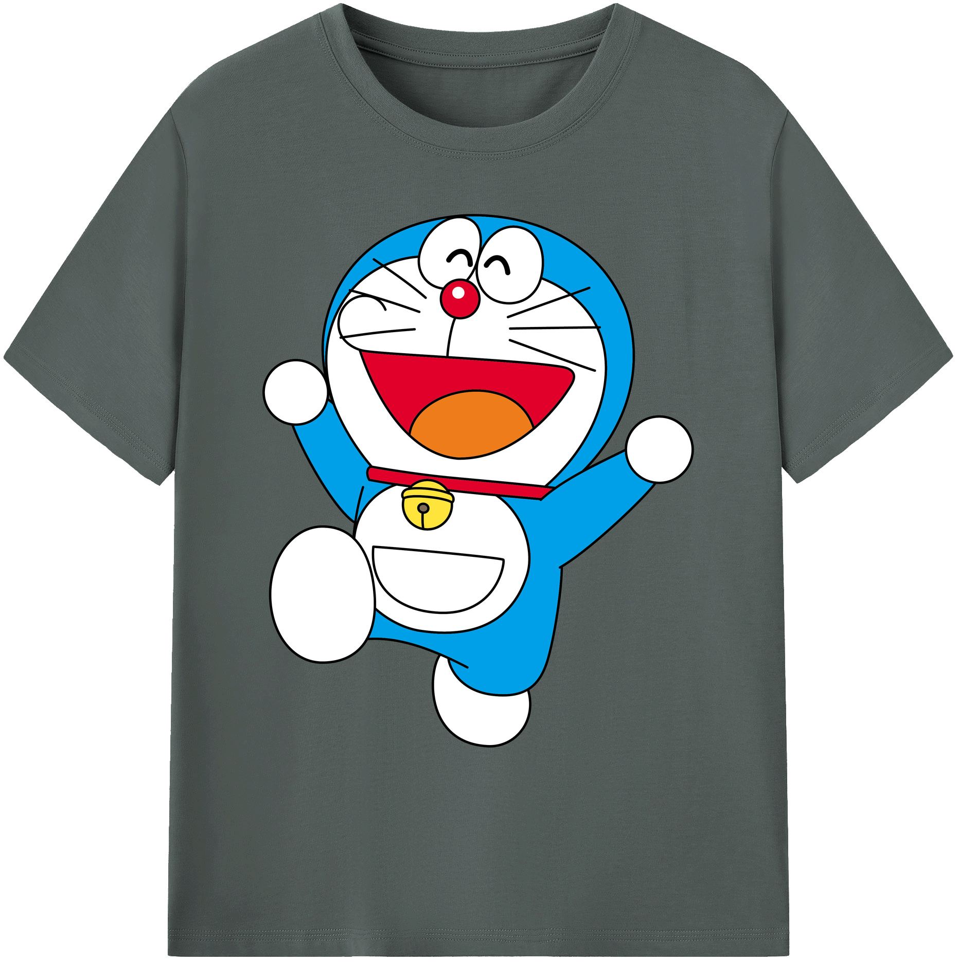 （画像用） ドラえもん Doraemon 綿100％ メンズ半袖Tシャツ｜肌触りやわらか＆通気性
